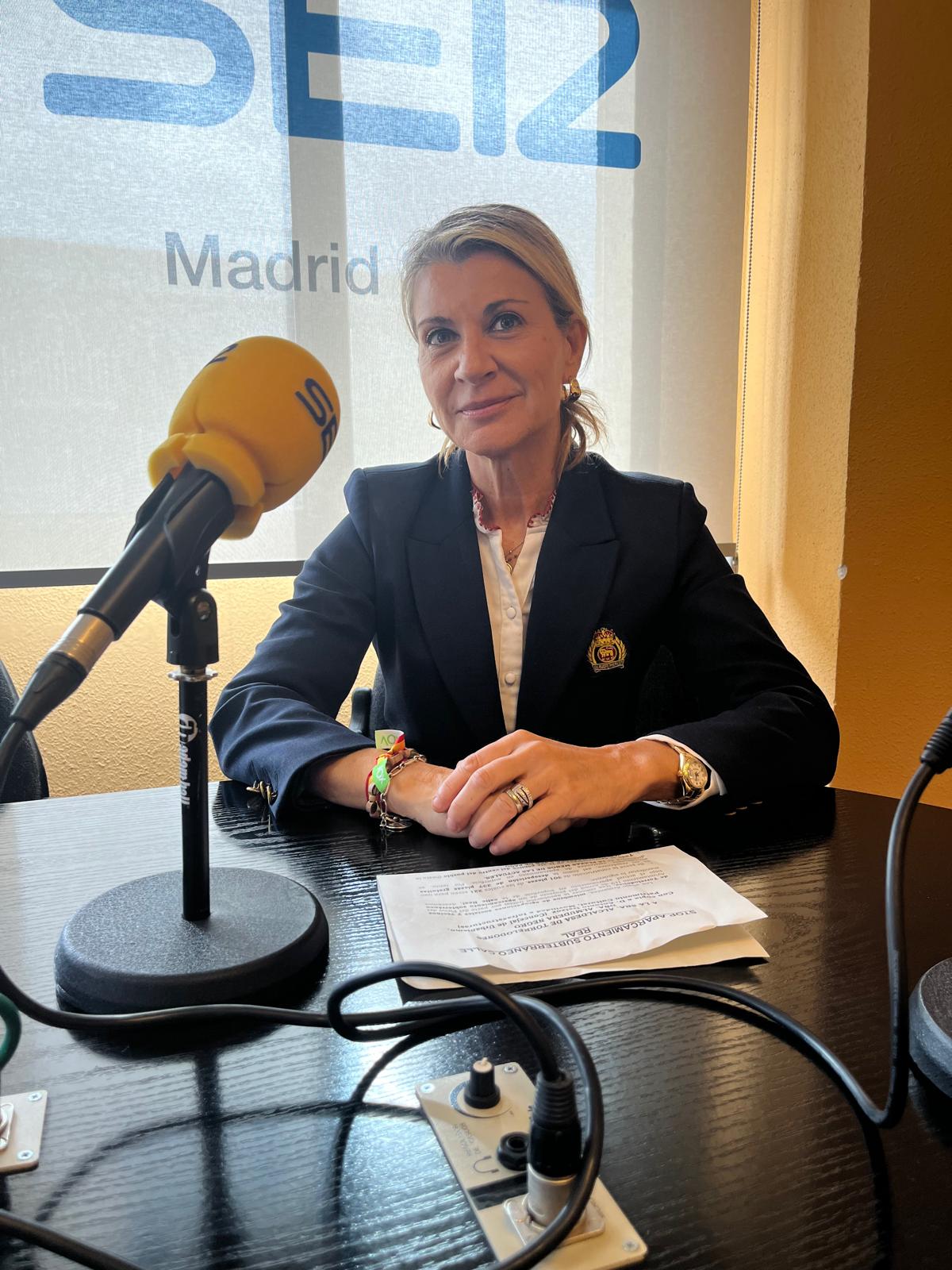 La portavoz de Vox Torrelodones, Sonsoles Palacios, en los estudios de SER Madrid Sierra