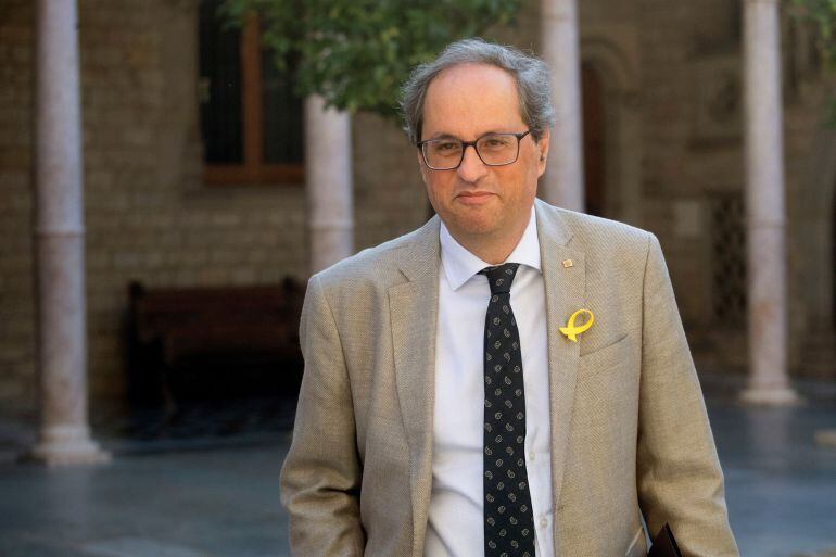 El presidente de la Generalitat, Quim Torra. 