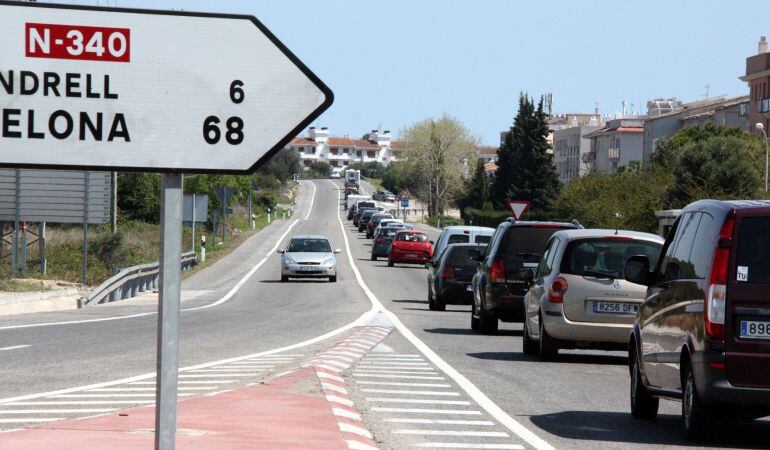 N-340 al seu pas pel territori. 