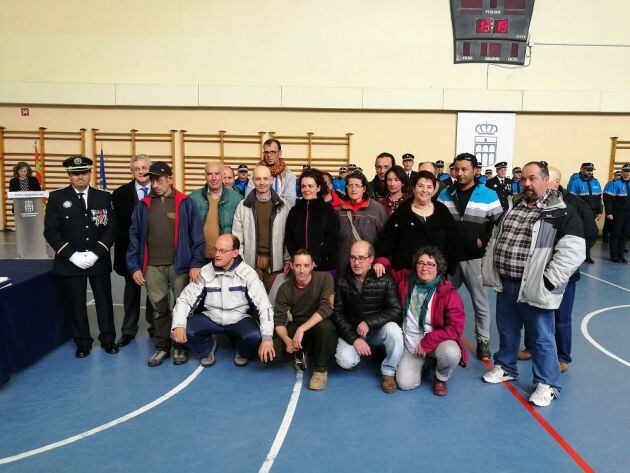 La Unidad Especial de Empleo distinguidos como Guardias Urbanos de Honor