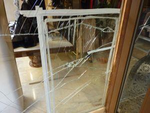 Escaparate dañado