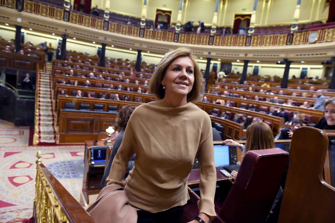 Fotografía de archivo de la ex secretaria general del PP, María Dolores de Cospedal