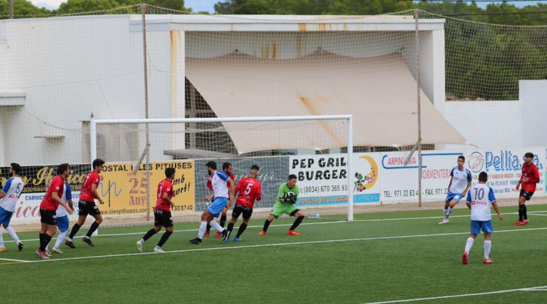 Imagen del partido jugado en Formentera