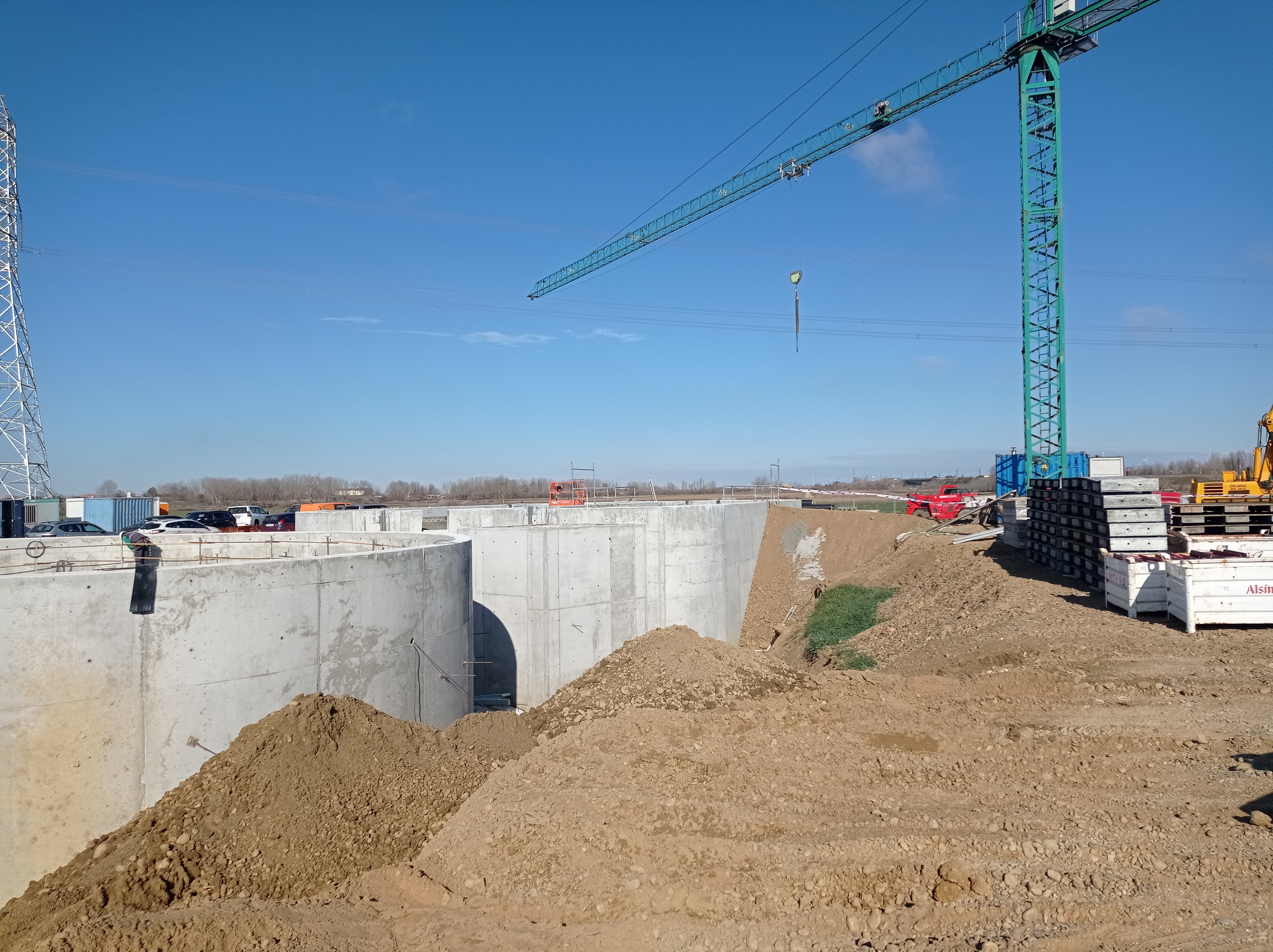 Obras de una EDAR en la provincia de Palencia