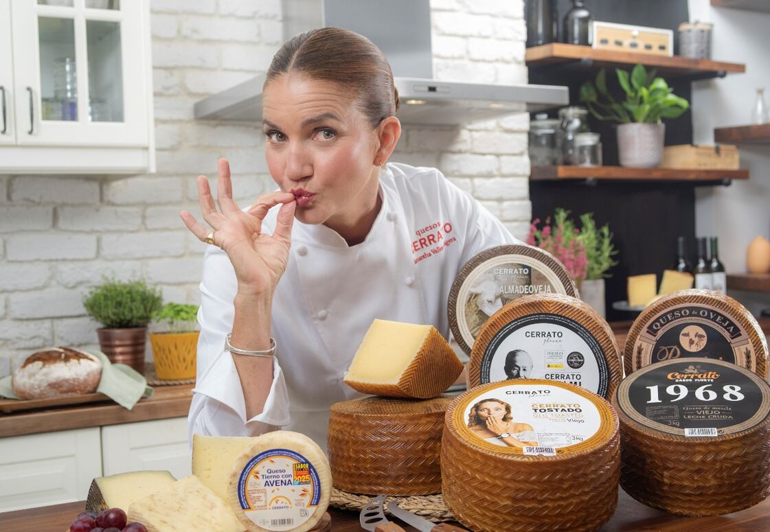 Samantha Vallejo-Nágera, embajadora de Quesos Cerrato