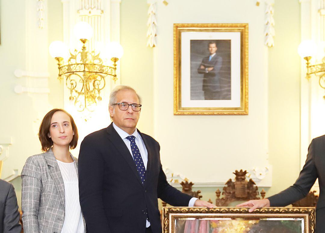 Pilar Vicente y Antonio Martínez Bermejo, portavoces de Ciudadanos y PP en el Ayuntamiento de Valladolid