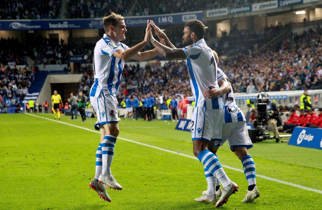 William José celebra el empate ante el Rayo