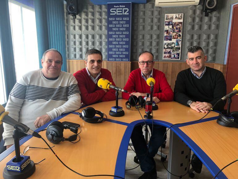 Aitor Morrás, José Vicente Marí Bosó, Joan Serra y Julián Aguilar