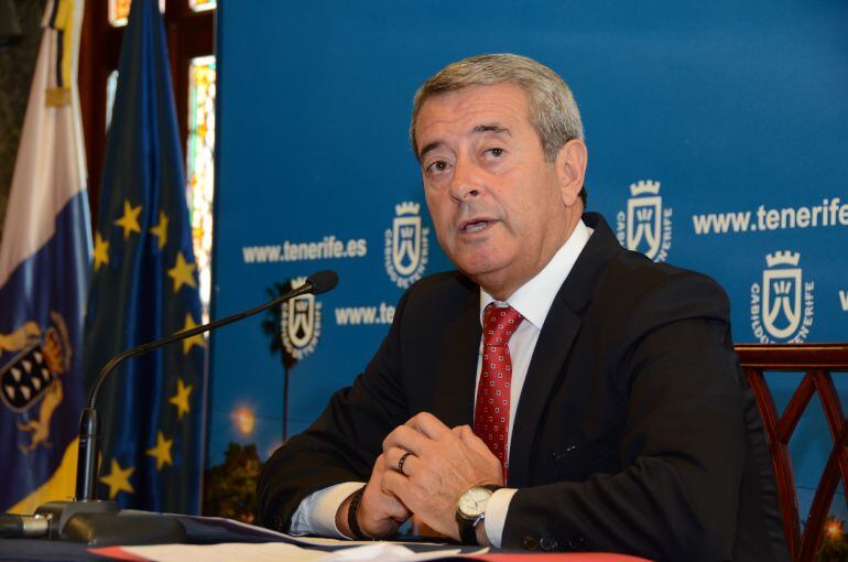 El vicepresidente del Cabildo de Tenerife, Aurelio Abreu. 