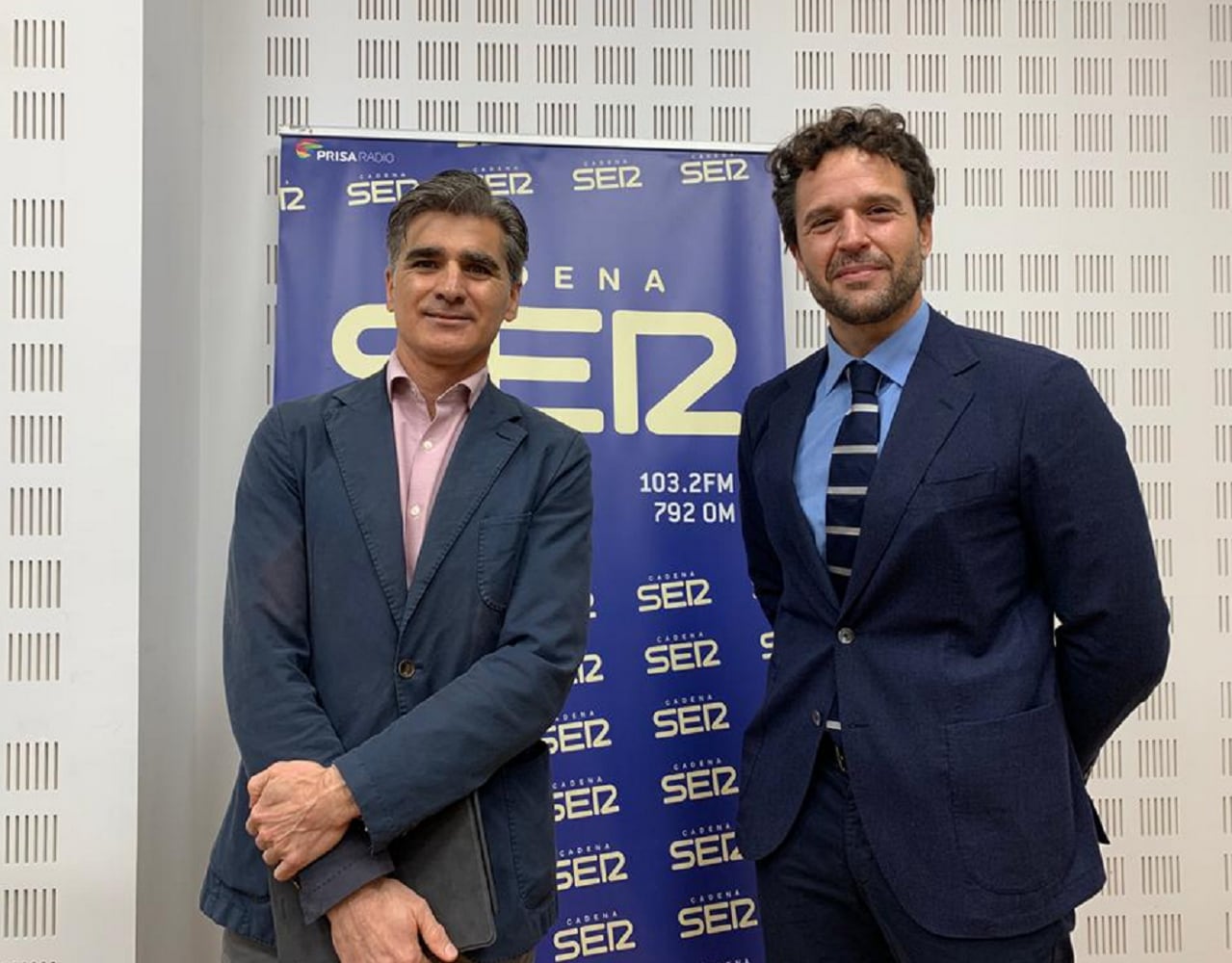 Evaristo Ramos, director de Marca de Quantica Renovables y Jaime Escacena, director de Operaciones de UNEI