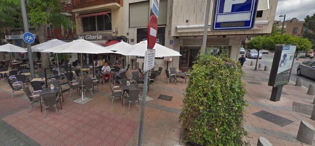 Una terraza hostelera en las calles de Getafe