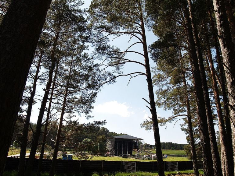 Ubicación del escenario, en la finca Mesegosillo, en una edición anterior