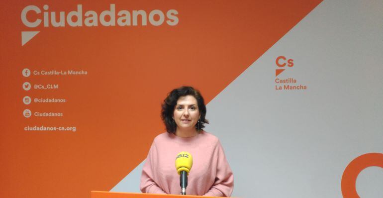 Orlena de Miguel, portavoz de Ciudadanos en Castilla-La Mancha