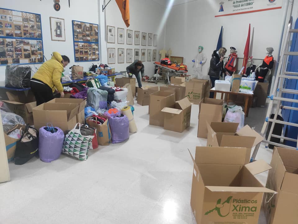 Recogida humanitaria para Ucrania en Tudela