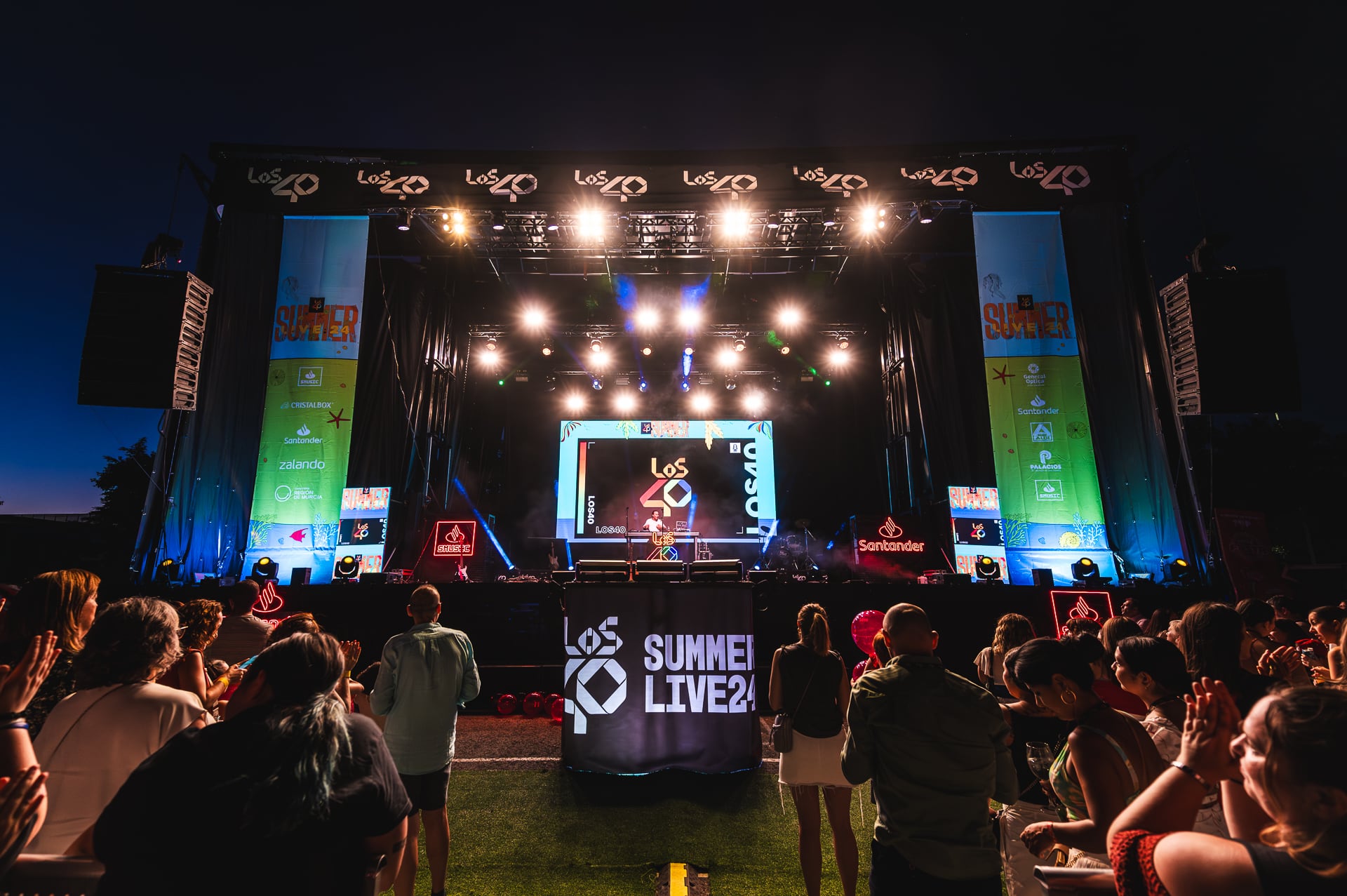 Escenario de LOS40 Summer Live Ciudad Real 2024