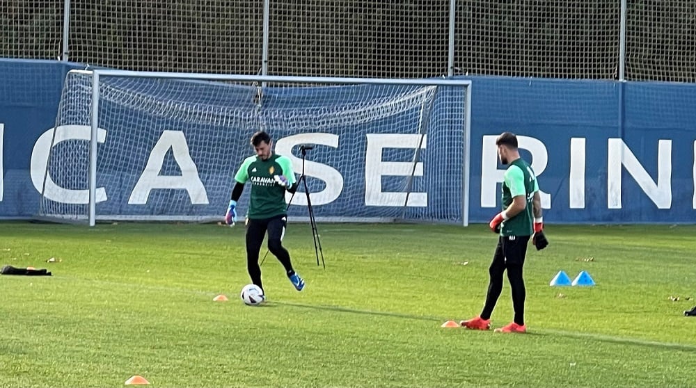 Cristian ha vuelto a entrenarse este miércoles con normalidad