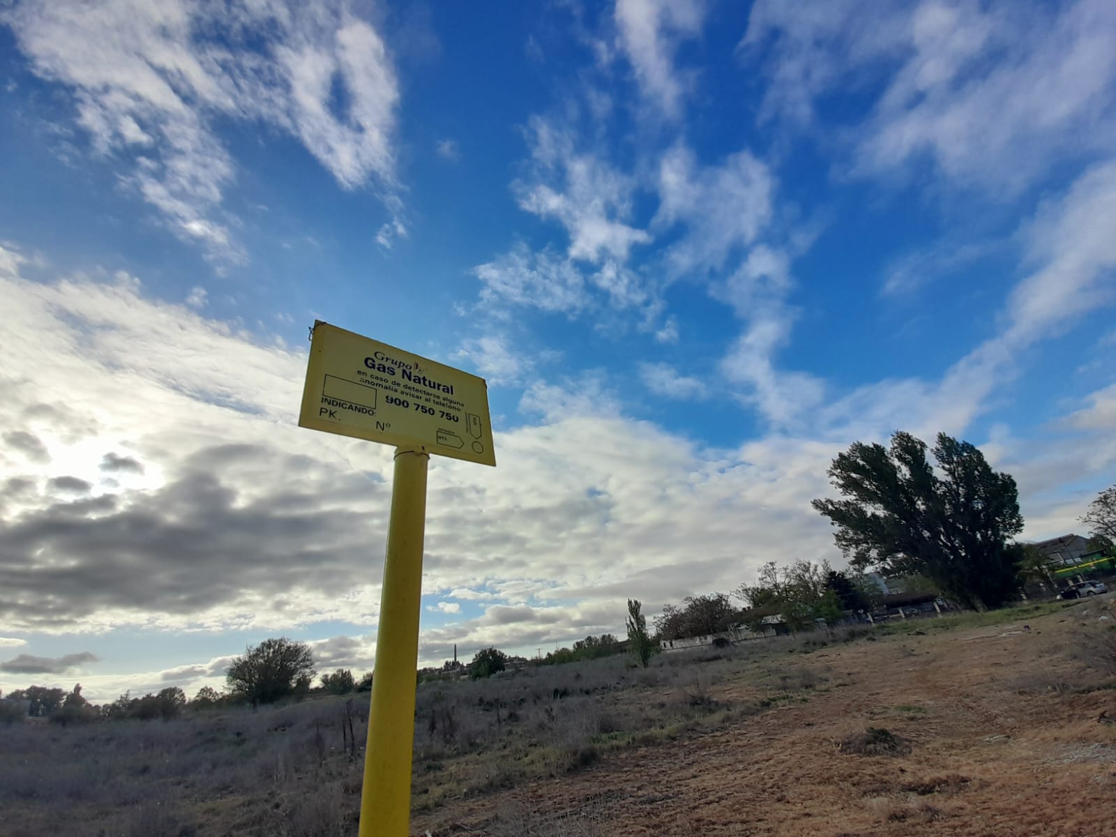 Hito de la canalización del gas en la parcela del futuro hospital