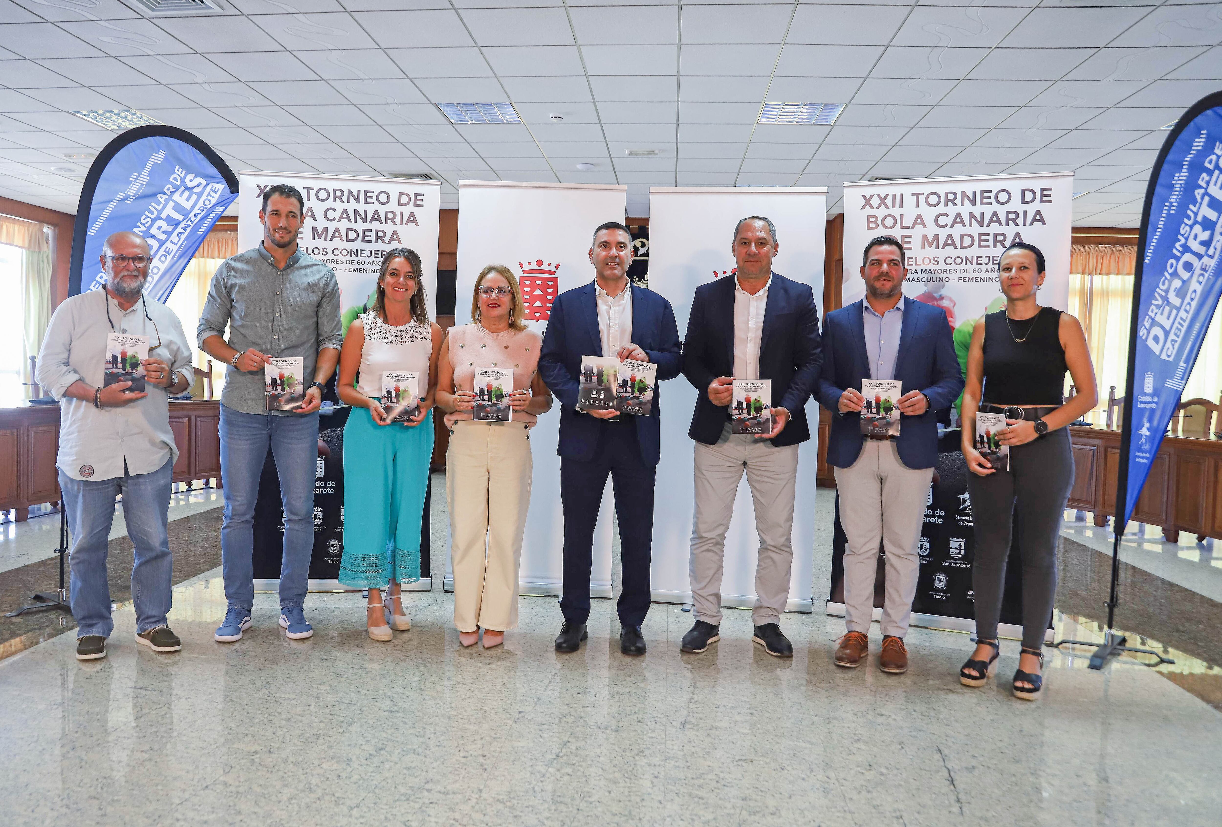 Presentación del XXII Torneo de Bola Canaria de Madera Abuelos Conejeros.