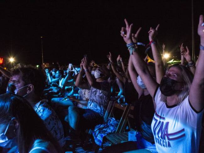 Los asistentes disfrutaron siguiendo todas las medidas de seguridad