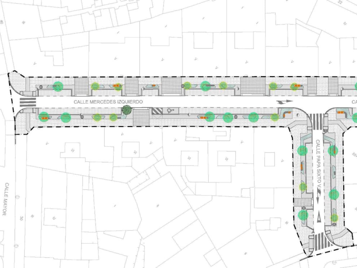 Comienzan las obras del corredor verde de la calle Mercedes Izquierdo de San Sebastián de los Reyes