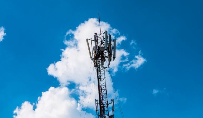 Un repetidor de telefonía móvil con tecnología 4G