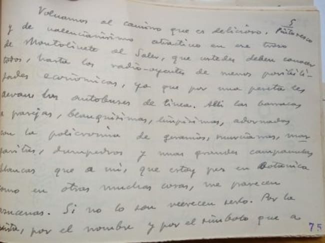 Guion escrito por Maximilano Thous en 1933 sobre La Albufera 4-6