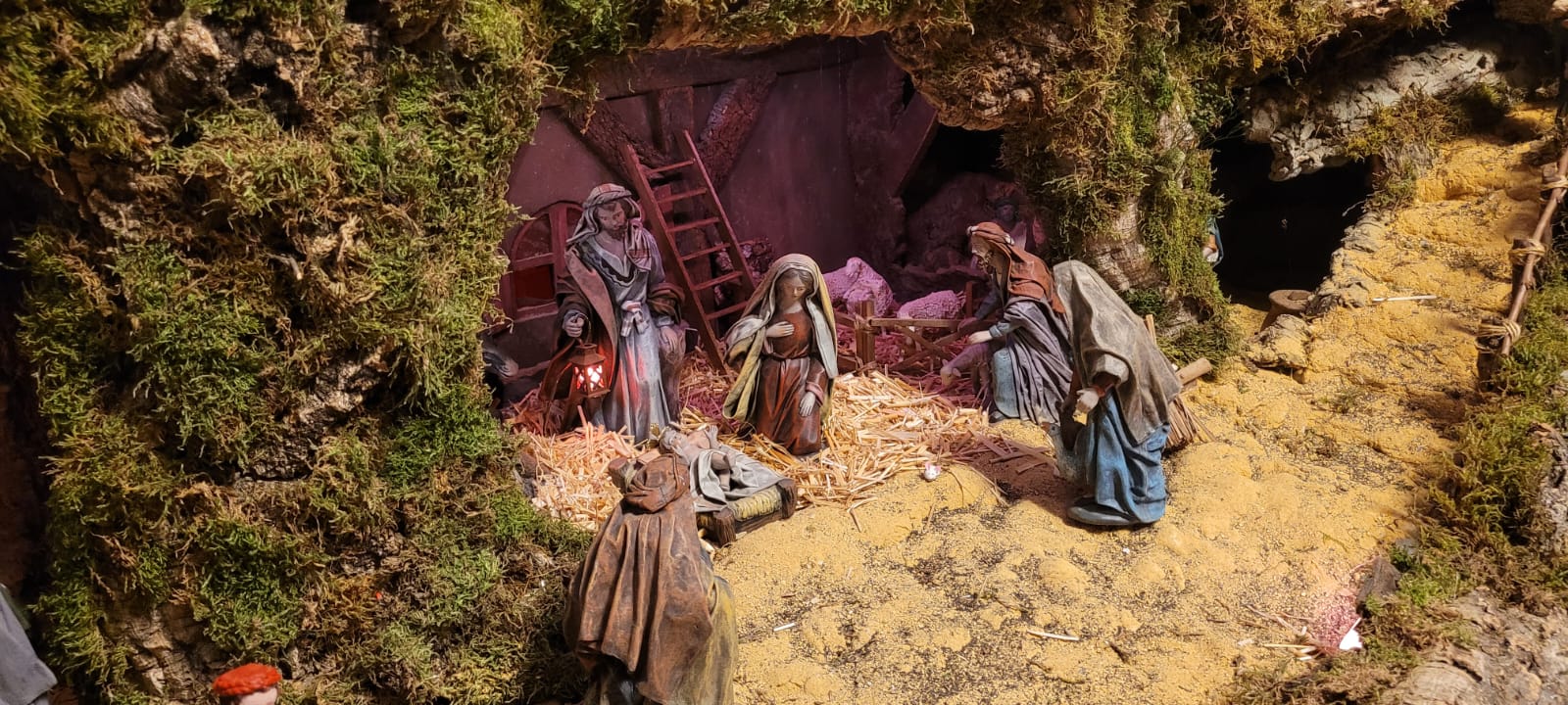 Belén de la parroquia San Esteban Protomártir de Torrejón de Velasco.