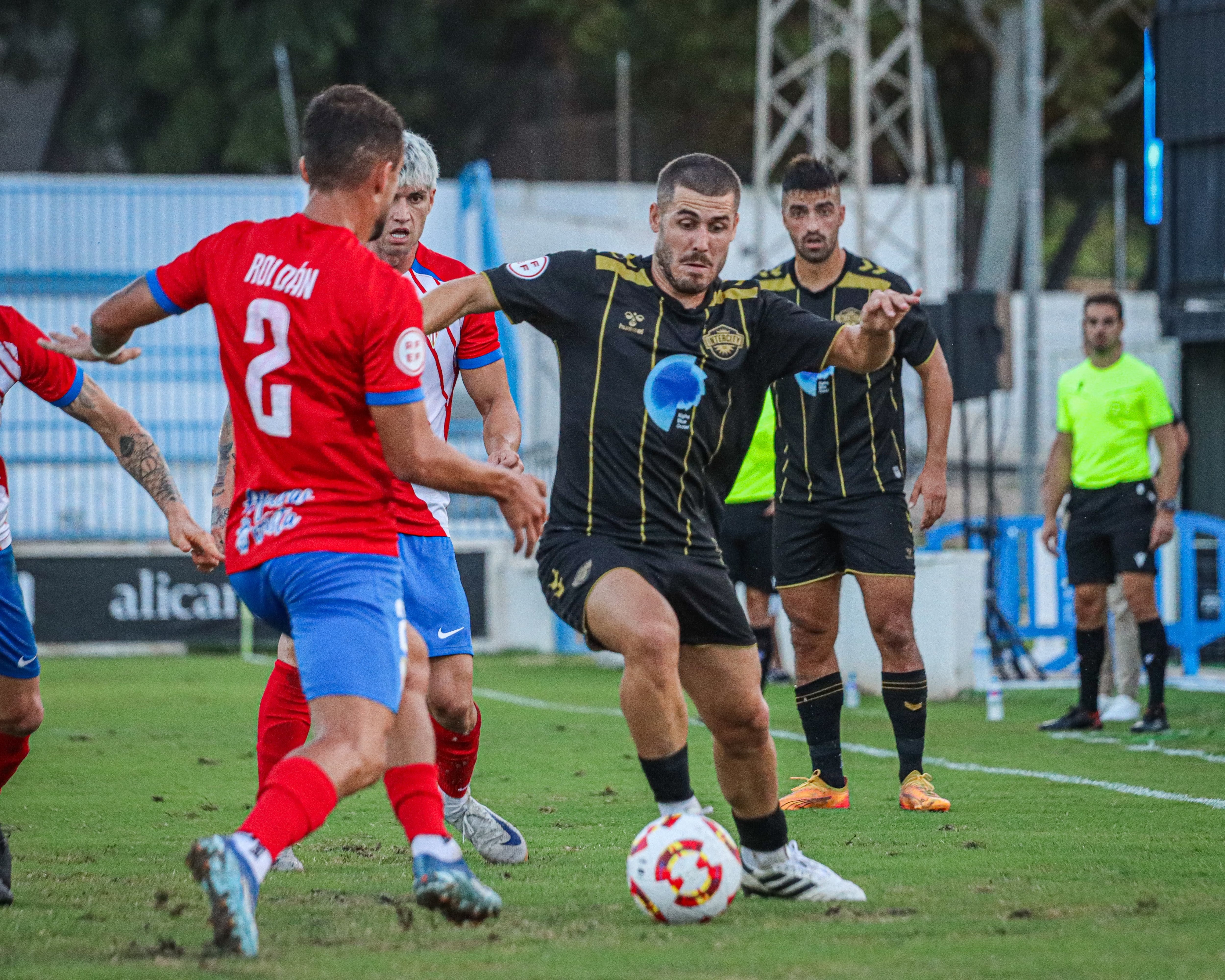 Imagen del partido entre el Intercity y el Algeciras