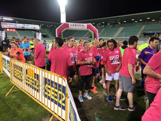 Llegada de corredores