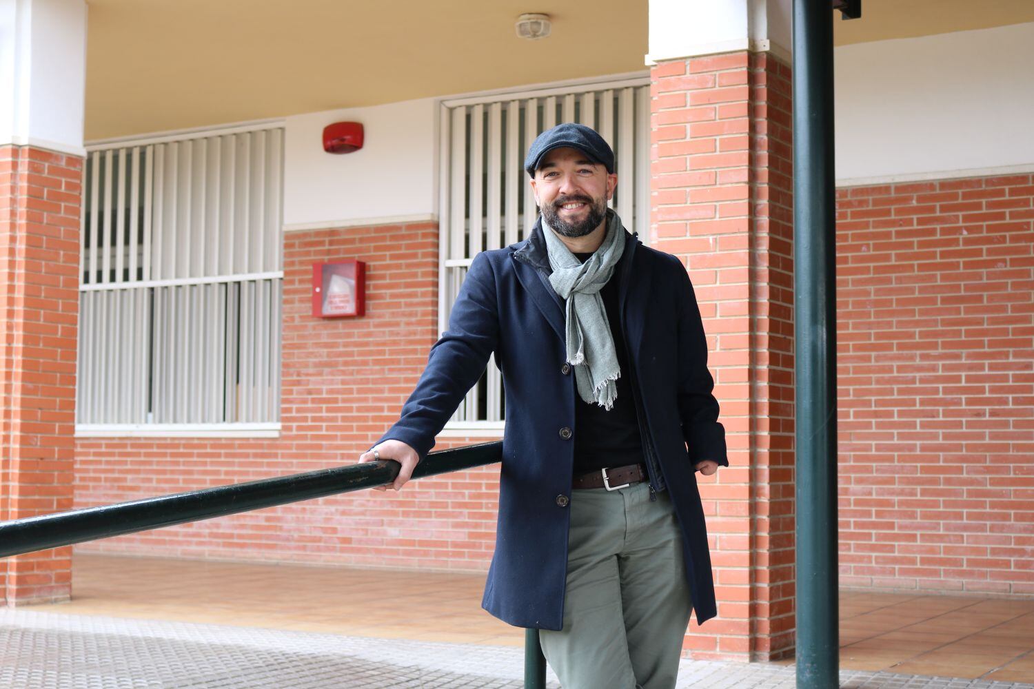 El arquitecto rondeño en las instalaciones de la Fundación Asprodisis