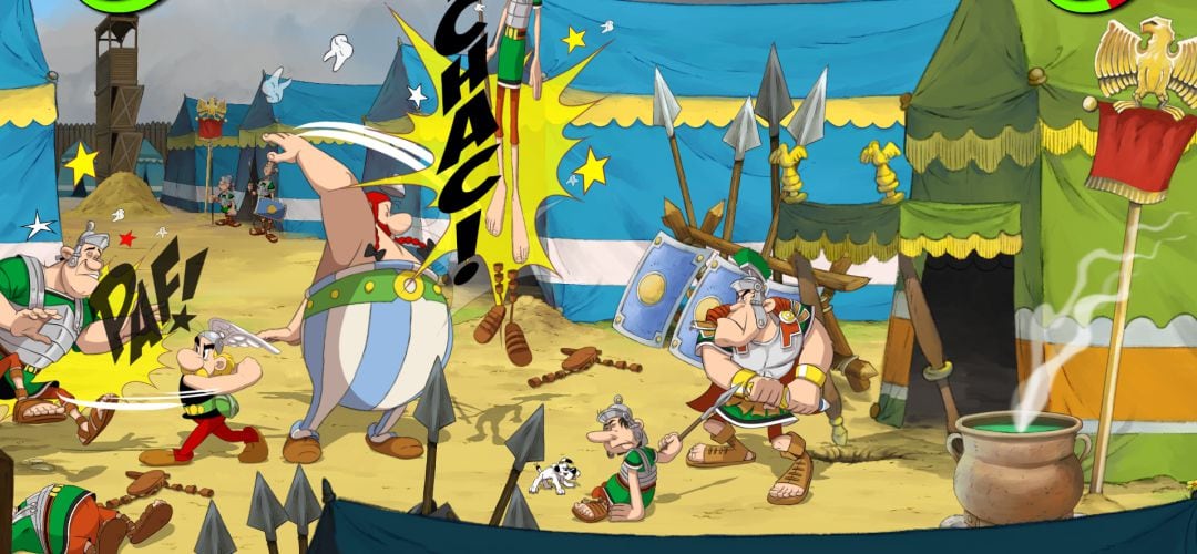 Golpes y bofetadas con Astérix y Obélix: Slap them All!