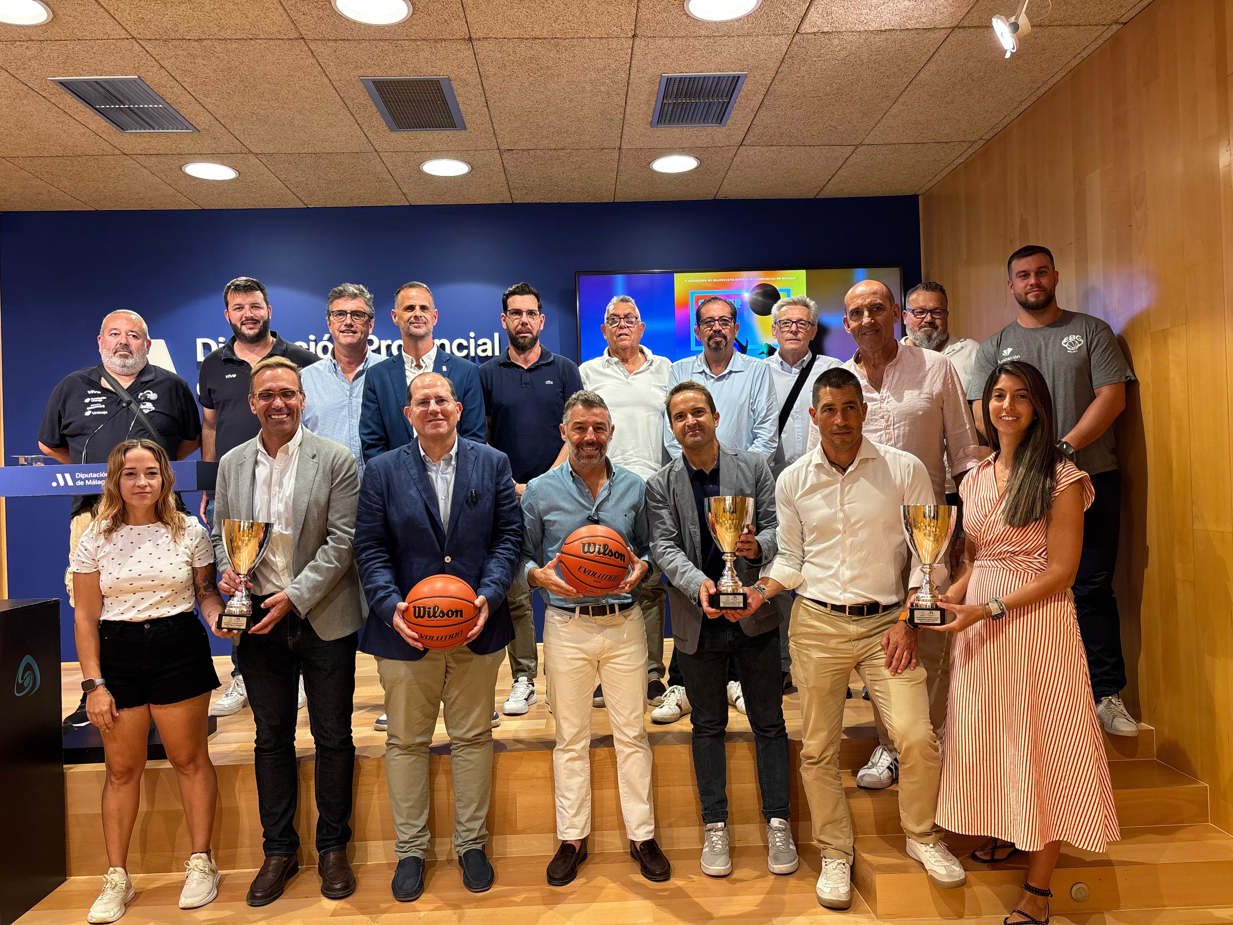 La Diputación de Málaga presenta la V Supercopa de Baloncesto