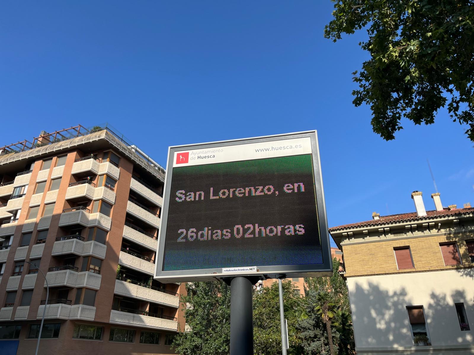 Huesca descuenta los días para la llegada de sus fiestas