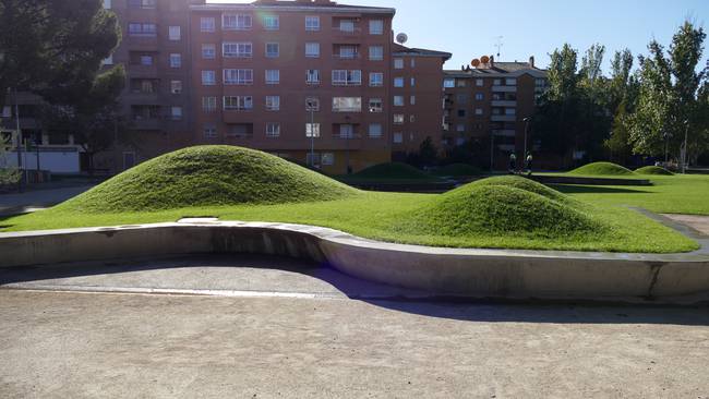 Parque de San Martín (Torre Mendoza) en Huesca