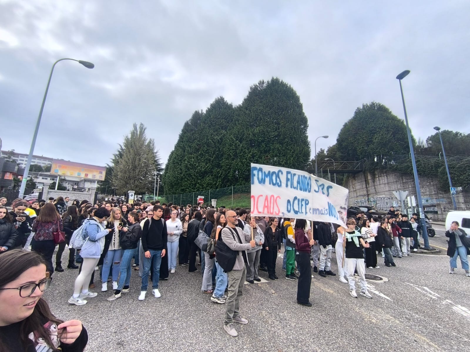 Protesta Alumnos Manuel Antonio.