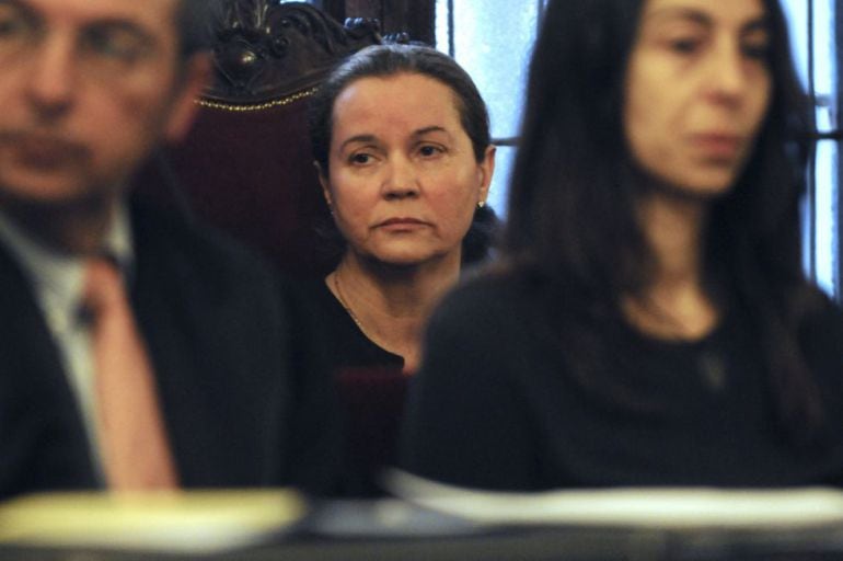 Montserrat González durante el juicio del caso Carrasco