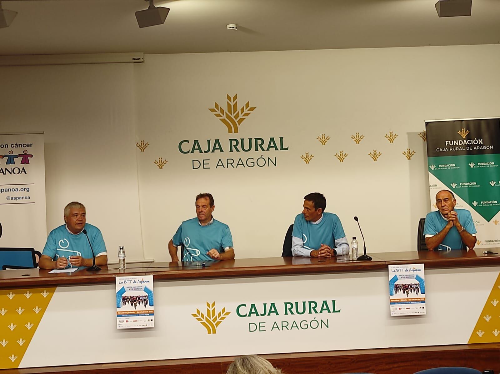 Juan Carlos Acín, Antonio Labarta, Alejandro Lanuza y Antonio Justes