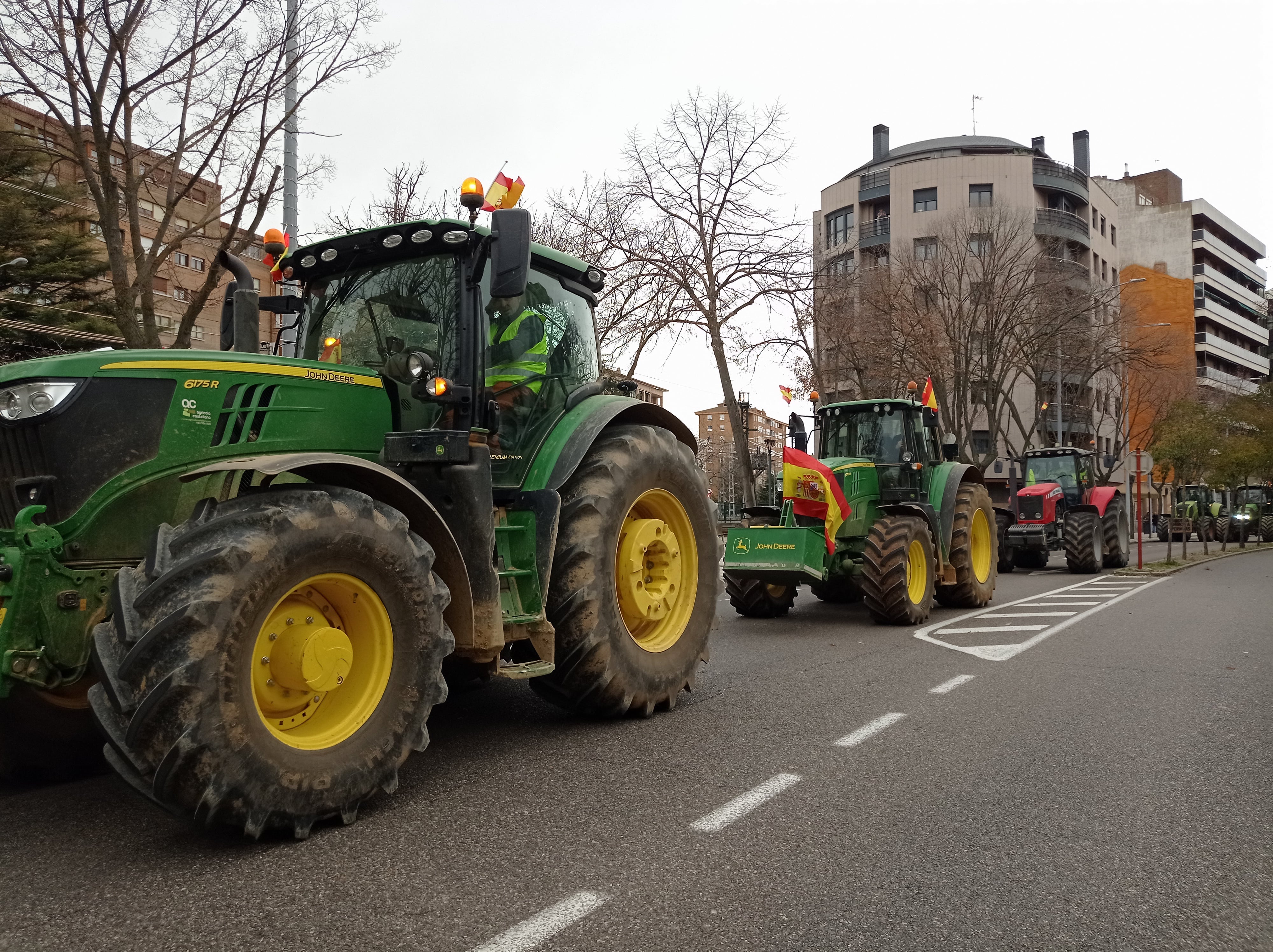 Tractorada en Palencia