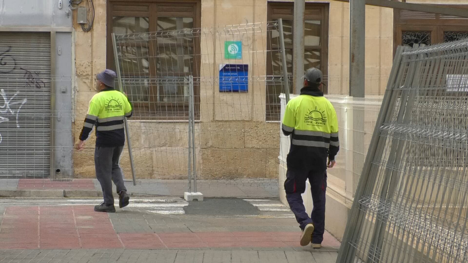 Vallado perimetral del Mercado Central