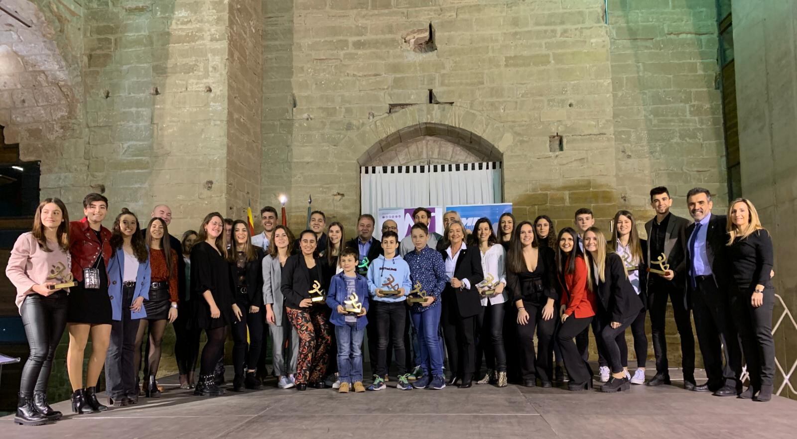 Última Gala del Deporte de Fraga celebrada con el formato habitual antes de la pandemia (marzo 2020)