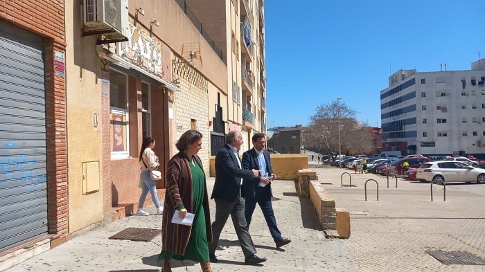 Un momento de la visita