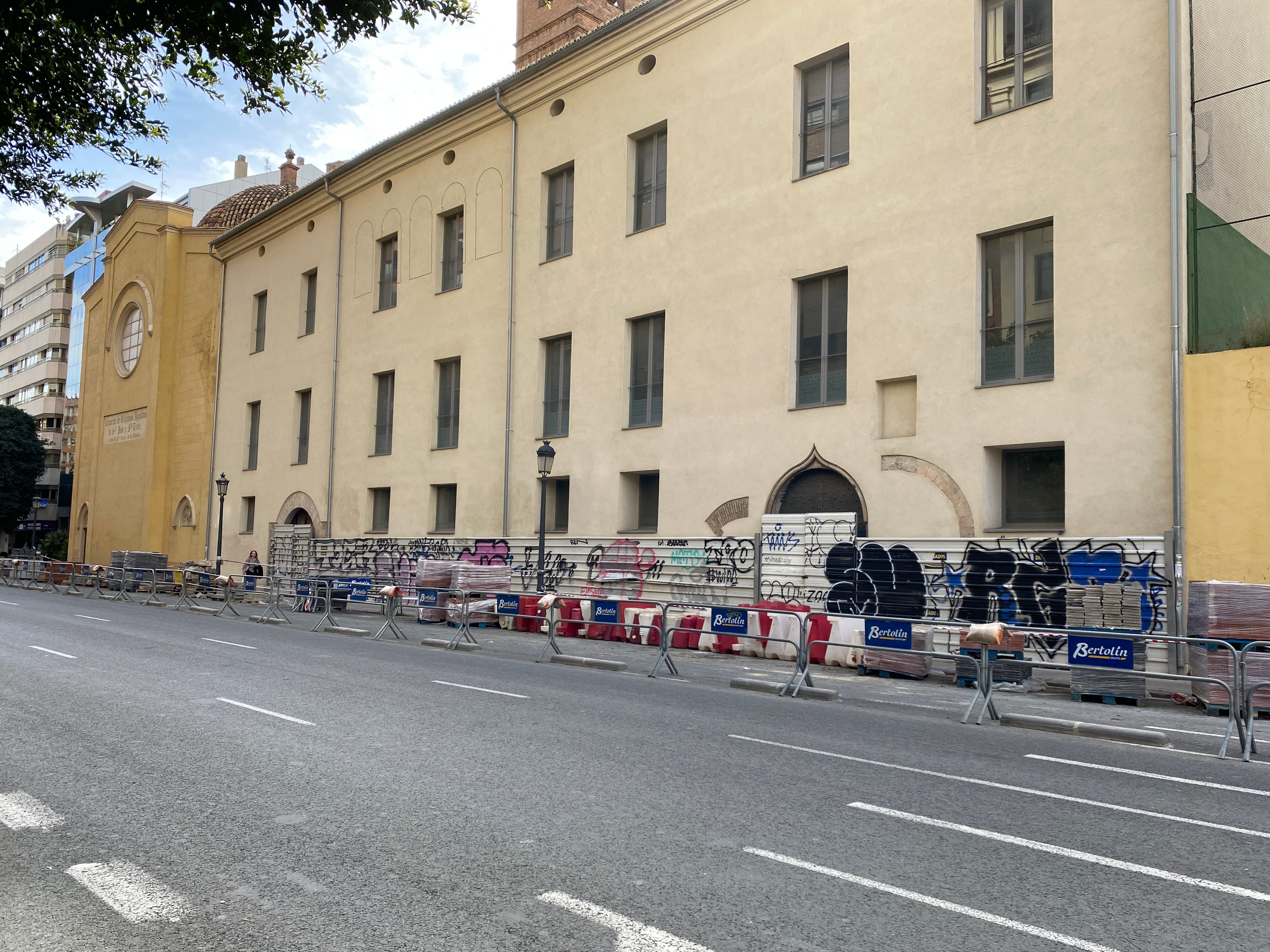 Estado actual del monasterio de San Vicente de La Roqueta, en València