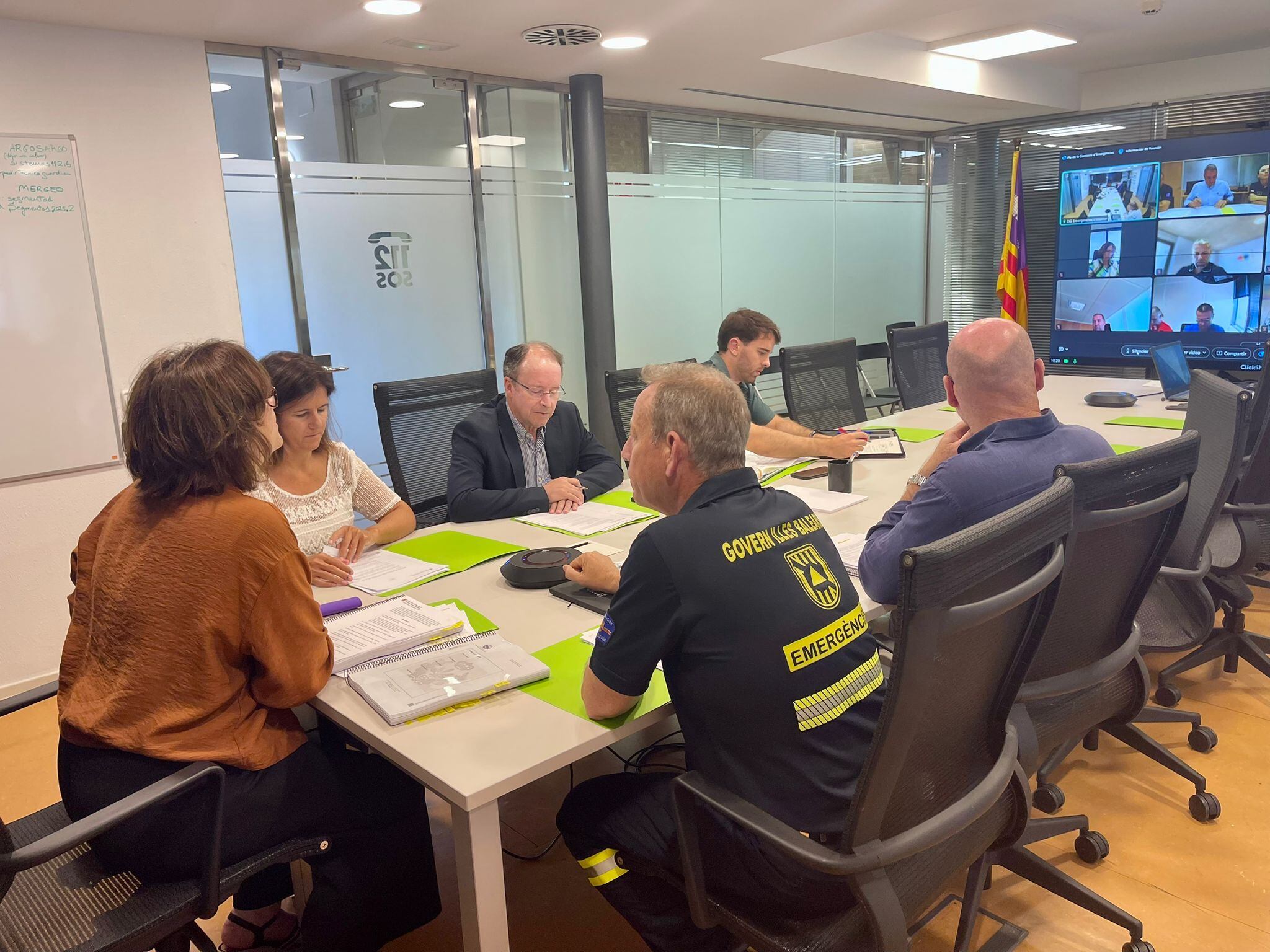 Imagen de la reunión de este lunes