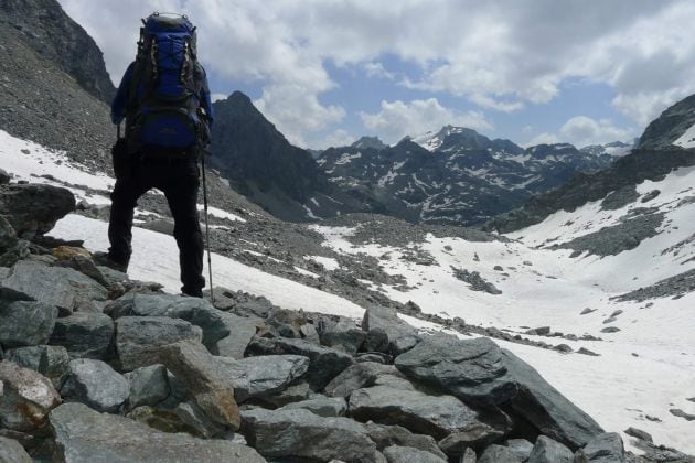 Con la mochila a cuestas