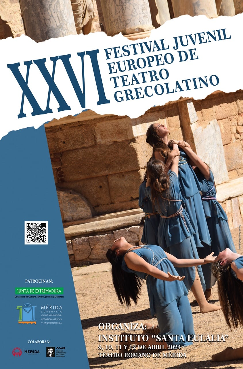 Cartel XXVI Festival Juvenil Europeo de Teatro Grecolatino