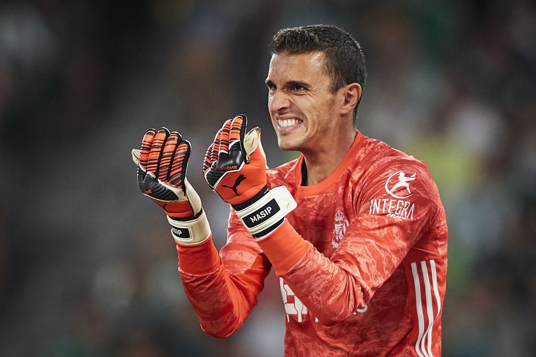 Jordi Masip, durante un partido del Real Valladolid