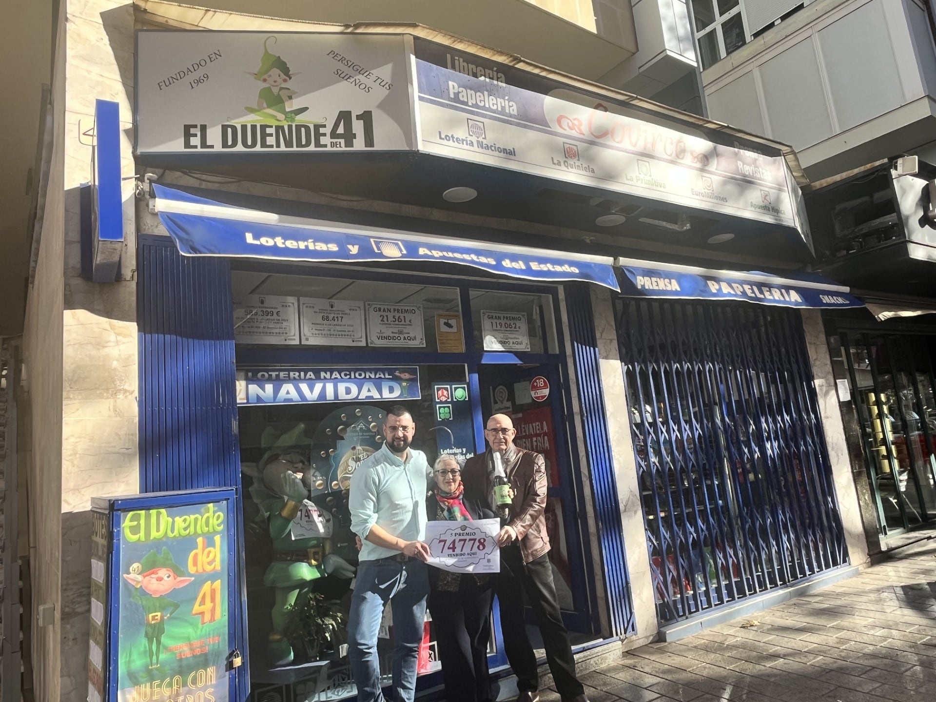 Librería Papelería Covirco / Loterías y Apuestas del Estado: EL DUENDE DEL 41, en Albacete / Cadena SER