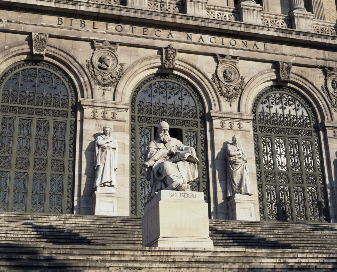 Fachada de la Biblioteca Nacional Española