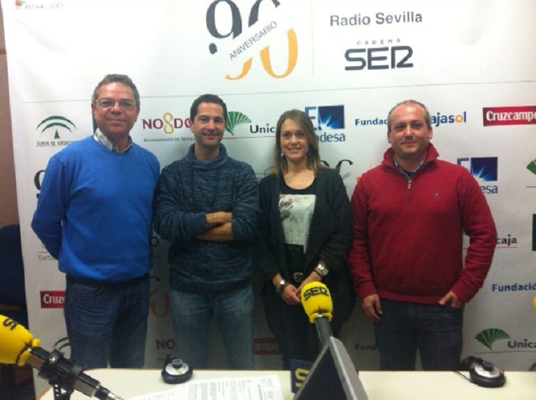 Salomón Hachuel, José Manuel Guerra, Raquel Callejón y Rafael Álvarez