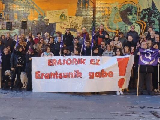 Concentración en Barakaldo contra las agresiones sexuales (archivo)